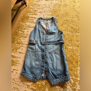 Free people -we the free denim dress in great condition! Size xs